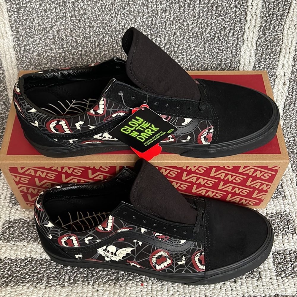 Vans Old Skool Glow Frights Black/Black WMNS - Picture 3 of 16